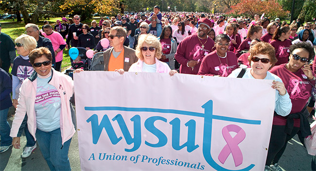 A 'sea of pink' across New York for Making Strides events