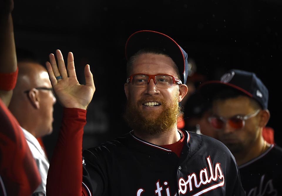 Baseball hero Sean Doolittle stepped up to the plate for working