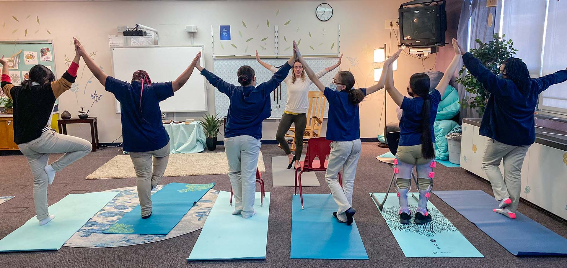 Mindfulness and yoga help to meet students' social-emotional needs