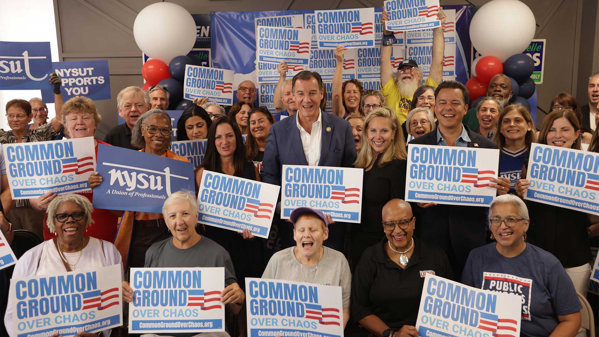 NYSUT Launches “Common Ground Over Chaos” Election Campaign ...