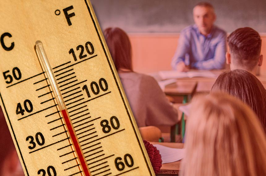 Classroom Heat Students Head Back To School During Record Breaking Temperatures